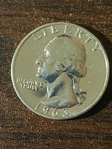 1963 p Washington silver quarter a extra fine coin mint  plus a surprise unc,