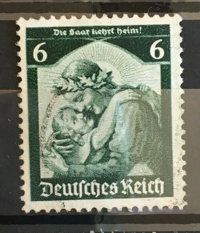Germany 1935 3rd Reich  Mi 565 to 568  Sc 448 to 451 Return of Saar  **MNH - Image 4 of 4