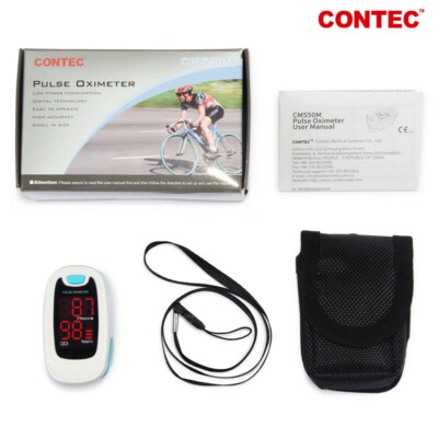  Fingertip Finger Pulse Oximeter Oxymetre SpO2 PR Monitor CONTEC CMS50M