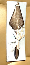 New Ornate Wedding Cake Knife / Server Premium Beautifully Engraved Cutlery