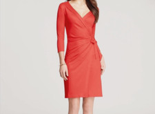 Ann Taylor red wrap dress Dress Size M New without tags !  