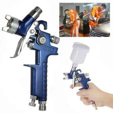 Spray Gun Paint Gun Gravity Feed HVLP Nozzle 1.0mm With Plastic Cup Universal
