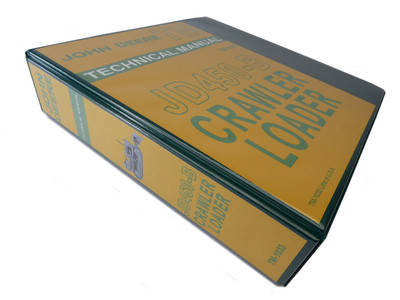John Deere JD450-B Crawler Technical Service Repair Manual Book 450B 450-B