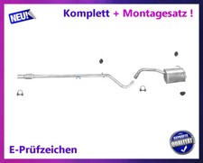 Auspuffanlage für Ford Ka II 1.2 16V 51KW ab Bj.08 Auspuff Montagesatz