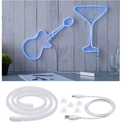 Paulmann 70564 LED Strip 1m Folding Neon Blue USB Power Comfortable Mount