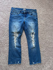 Womens Dear John distressed crop jeans - Size 29w — photo 1