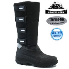 STIVALI DA NEVE DONNA LINEA DONNA STIVALI DA SCI INVERNALI MUCKER PELLICCIA TERMICA GIARDINO WELLINGTONS