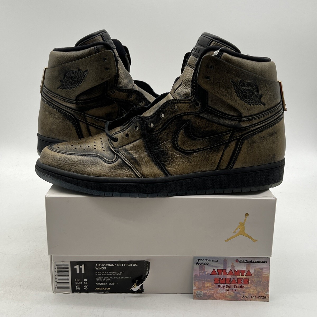 jordan 1 gold wings