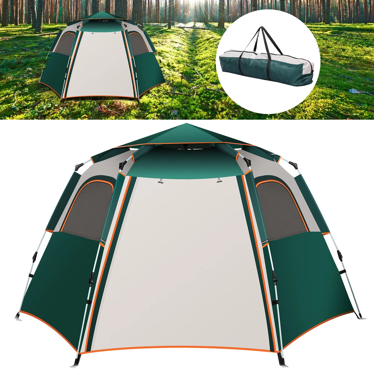 Double pop up hot sale tent