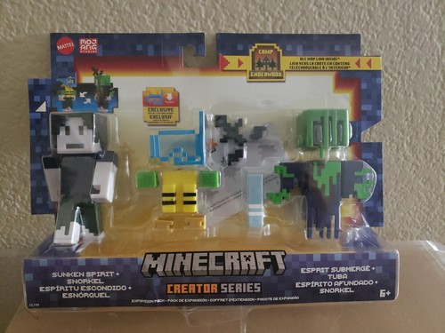 Minecraft Creator Series Camp Enderwood Sunken Spirit Action Figures