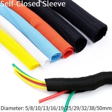 5mm - 60mm Braided Cable Sleeving Expandable Pipe Wire Sheath Insulated Flexible