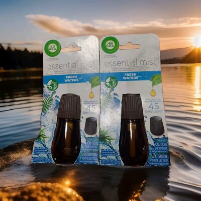 Air Wick Essential Mist Oil Diffuser Refills Lasts Up To 45 Days Fresh Waters