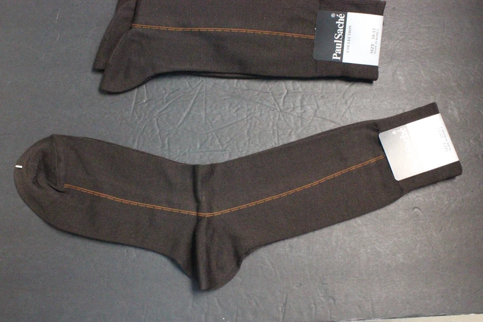 6 PARES CALCETINES HOMBRE VESTIDO Mercerideg Pima Algodón TALLA 10-13 Zapato 8-12 Soli Marrón Foto 2 de 4