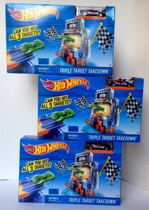 hot wheels triple target takedown