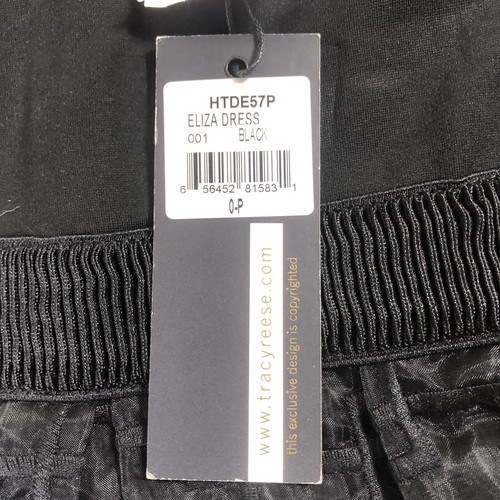 Plenty Tracy Reese Damen Op schwarz Eliza Stretch Lagenlook Petticoat Kleid 1465 - Bild 5 von 14