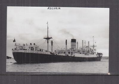 ANCHOR LINE, '' ASSYRIA '', 1950 ppc  REPRINT