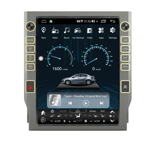 12.1" Carplay Android Car Stereo Gps Radio Tesla Style For Toyota Tundra 2014-21 - Picture 4 of 15