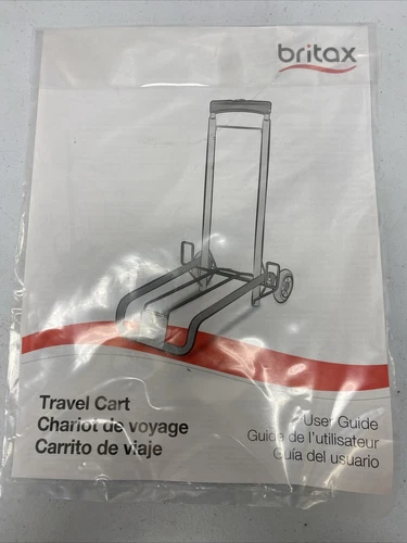 Britax Car Seat Convertible Travel Cart Black Adjustable Handle S840500 - Picture 13 of 17