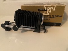 Vintage Nikon Bellows Focusing Attachment Model Two With Box