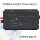 48V Spannungswandler 5000W Pure Sine Wave Inverter 230V AC Auto Lkw Solar Motor