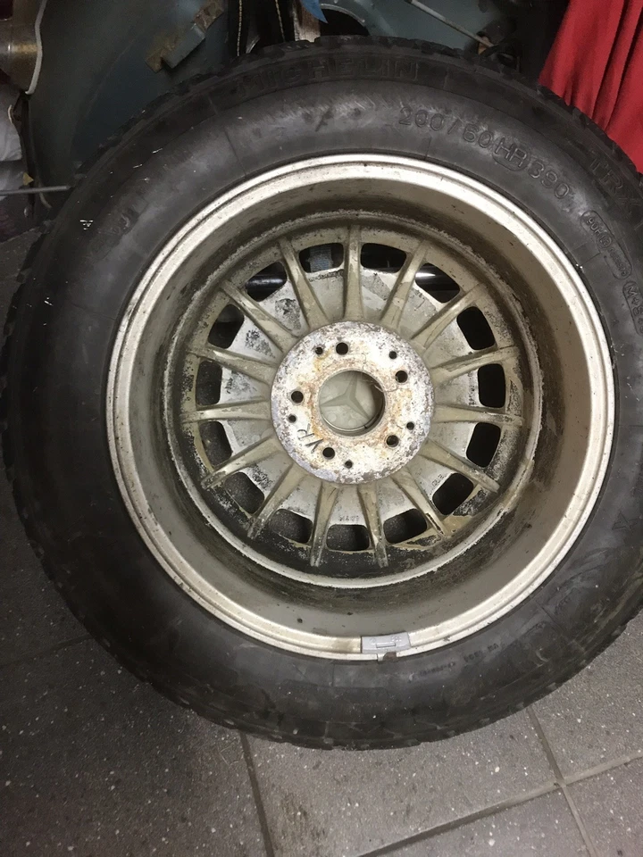 Mercedes Barockfelge Barock Felge 6Jx14 200/60-14 Reifen Rial 1084000902 ET19 - Bild 3 von 4