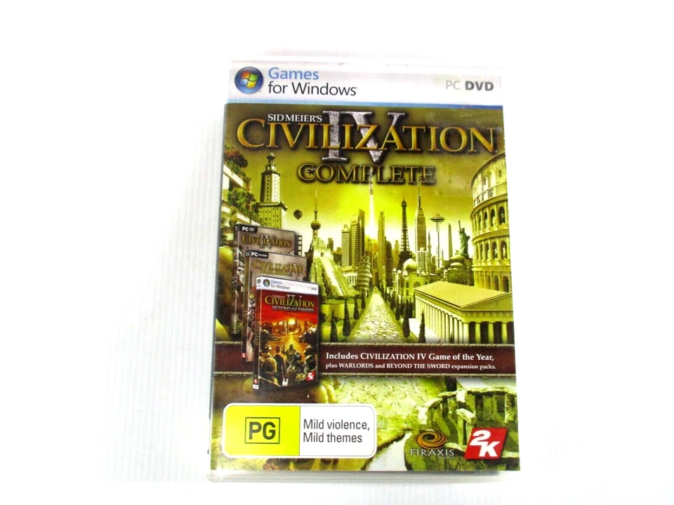 Sid Meier's Civilization IV Complete Take2 Australia 2007 Complete game with Map - Image 4 of 4