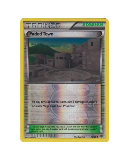 Pokemon - Faded Town (73/98) - Reverse Holo - Crimson Invasion -  NM/M