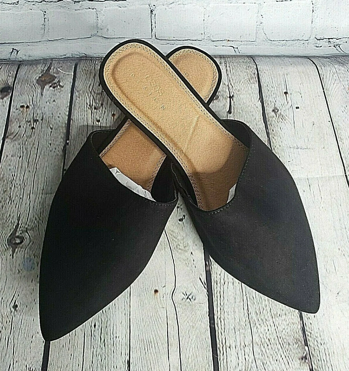 Wide fit shop flat mules