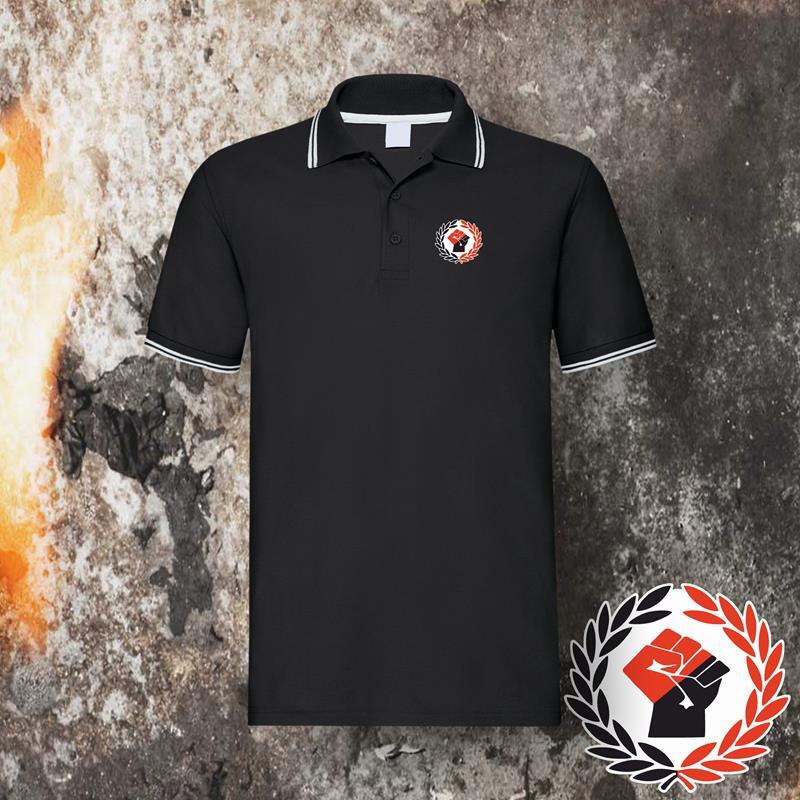 LAUREL FIST POLO SCHWARZ (GRÖSSEN S bis 3XL)