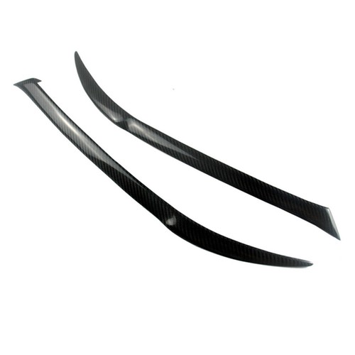 Carbon Fiber Headlight Cover Eyebrows Eyelid Trim Sticker For Honda Stream 07-11 - Picture 4 of 12