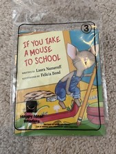 New 2023 McDonald's Happy Meal Readers Book, "If You Take a Mouse To School"