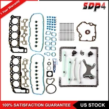Timing chain Cover Gasket & Head Gasket Bolt Set For 99-03 Dodge Dakota 4.7L