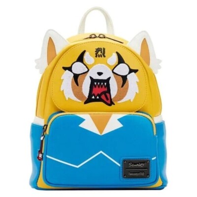 Loungefly Sanrio Aggretsuko Two Face Cosplay Mini Backpack