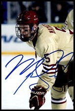 Mike Matheson Autographed 4x6 Color Photo Boston College Eagles #5 A