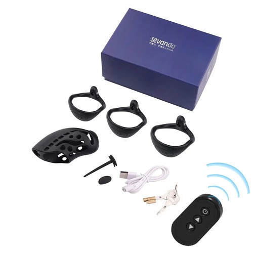 Intelligence Male Chastity Cage Plastic Lock Urethra Blockage Remote Control - Picture 25 of 26