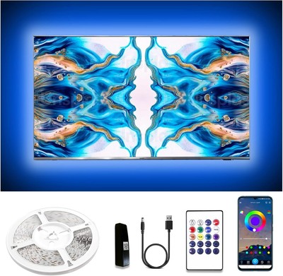 TV LED Backlight Led Lights for TV 75-85 Inch 16.4Ft RGB USB TV Lights Music