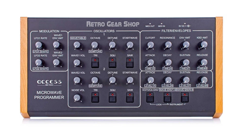 Access Midi Tools Waldorf Microwave Programmer Rare Midi Controller - Image 2 of 4