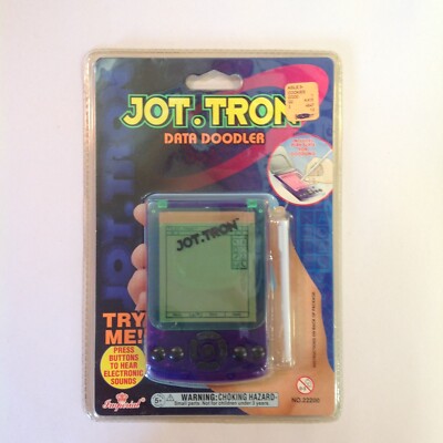 Vintage 2000 NOS Imperial Toy Jot Tron Data Doodler Play Slate Handheld Device