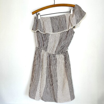 American Eagle One Shoulder Rufffle Mini Dress Small