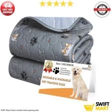 Washable Pee Pads for Dogs - Super Absorbent Reusable Puppy Pads 2Pack