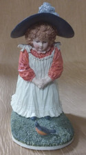 Vintage MAUD HUMPHREY BOGART 'A Little Robin' H1347 Cast Resin Sculpture 1990