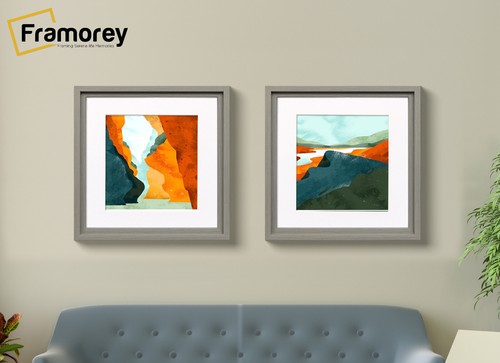 Sqaure Size Picture Frames Oslo Range With or Without White Mount - Picture 67 of 79