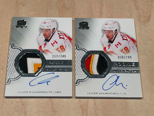 2016-17 Oliver Kylington The Cup Auto Patch #182 Ser /249 Rookie RC (2 Cards)