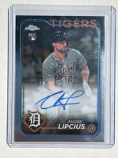 2024 Topps Chrome Andre Lipcius Rookie Autograph RA-AL Detroit Tigers