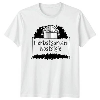 Herbstgarten Nostalgie Damen T-Shirt Herbst Gartenarbeit Geschenk für Sie