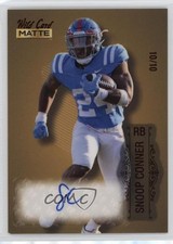 2022 Wild Card MATTE Auto Gold - Red Foil 10/10 Snoop Conner Auto 14md