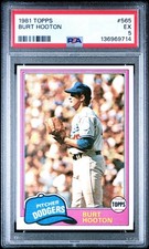 1981 Topps - Burt Hooton #565 EX 5
