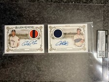 2017 ALLEN & GINTER Carlos Correa Alex Bregman DUAL PATCH AUTO SP #/10 CGC Auth