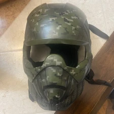Crysis Nano Suit 2 Mask, Green Digital Camo.