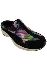 Easy Spirit Women's Traveltime Slipper Black/Floral